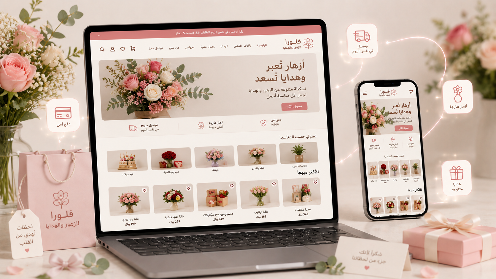 تصميم متجر الكتروني على منصة سلة